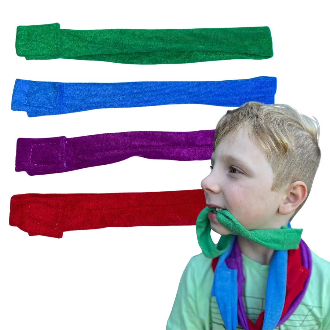 4 Pack Bite Chew Sensory Fabric Bands