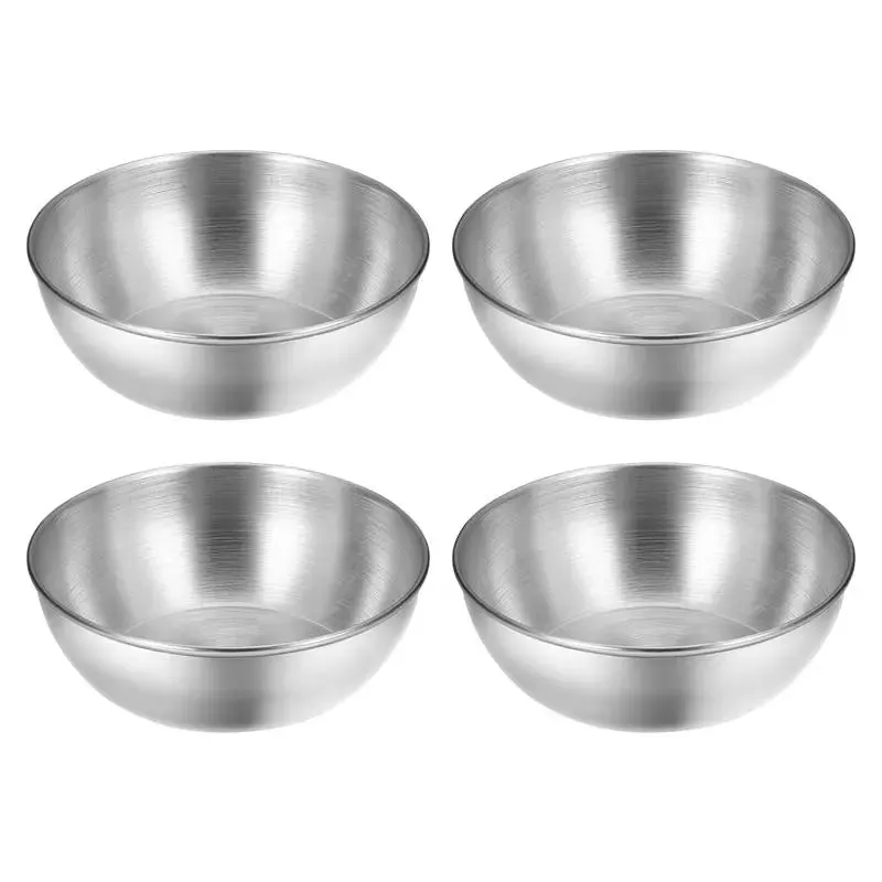 4-Piece Stainless Steel Bowl Set