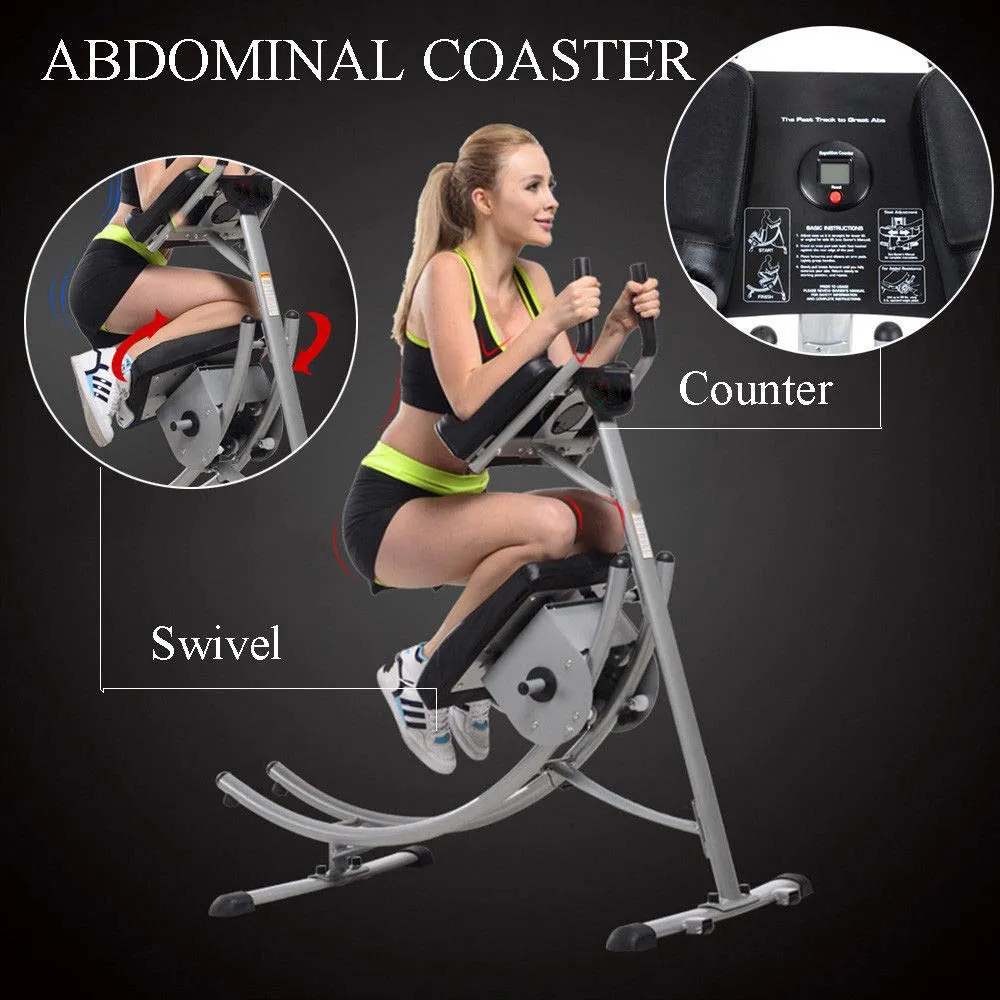 6 Pack Abdominal Adjustable Foldable Home Fitness Exercise Machine