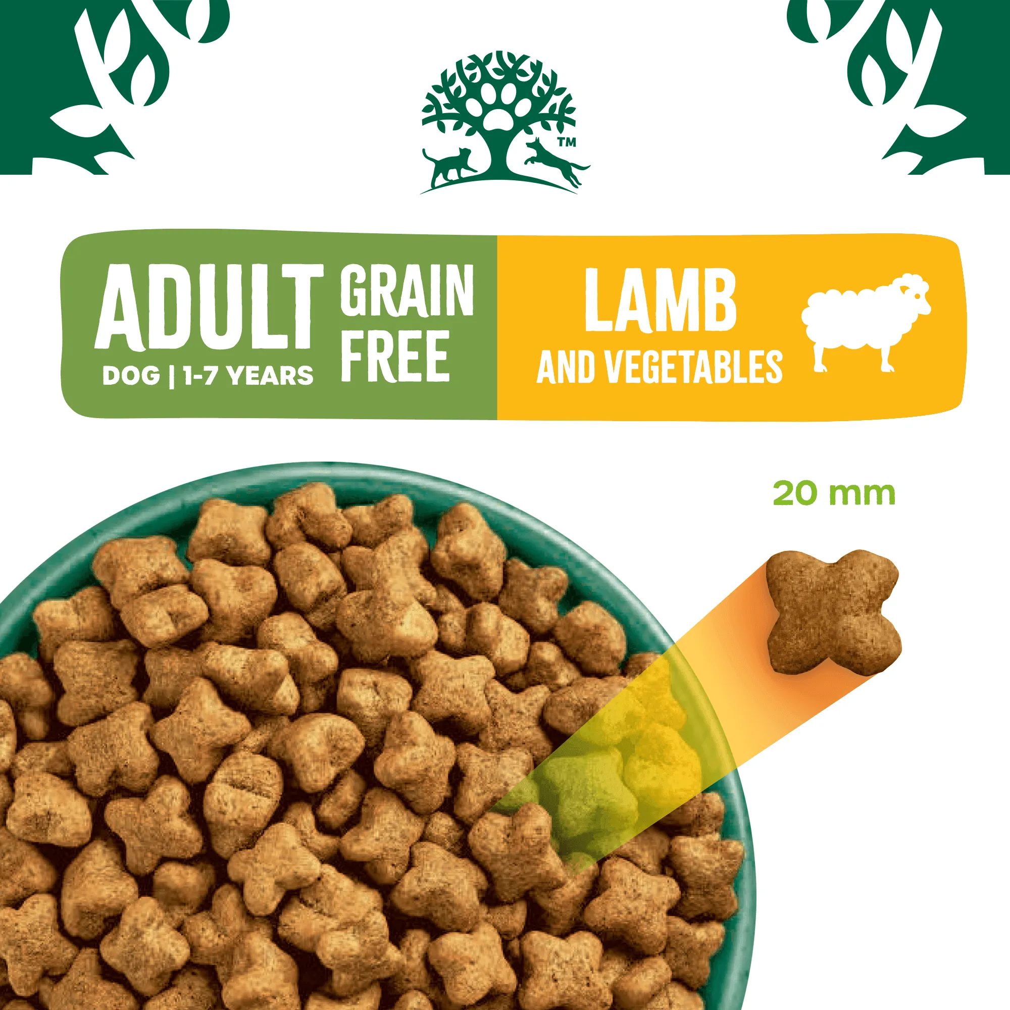 Adult Lamb & Veg Grain Free Dry Dog Food