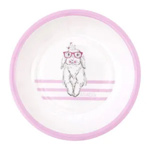 All 4 Ella Melamine Bowl - Bunny Pink