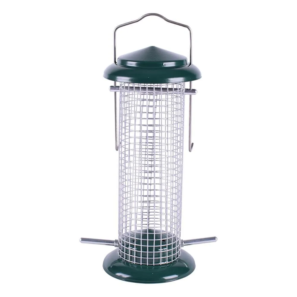 AllPetSolutions Wild Bird Nut Metal Feeder, 9"