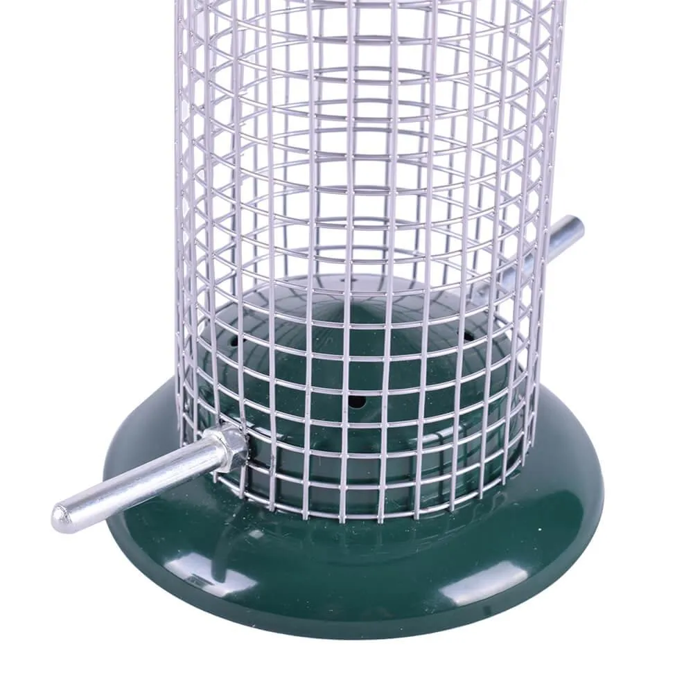 AllPetSolutions Wild Bird Nut Metal Feeder, 9"