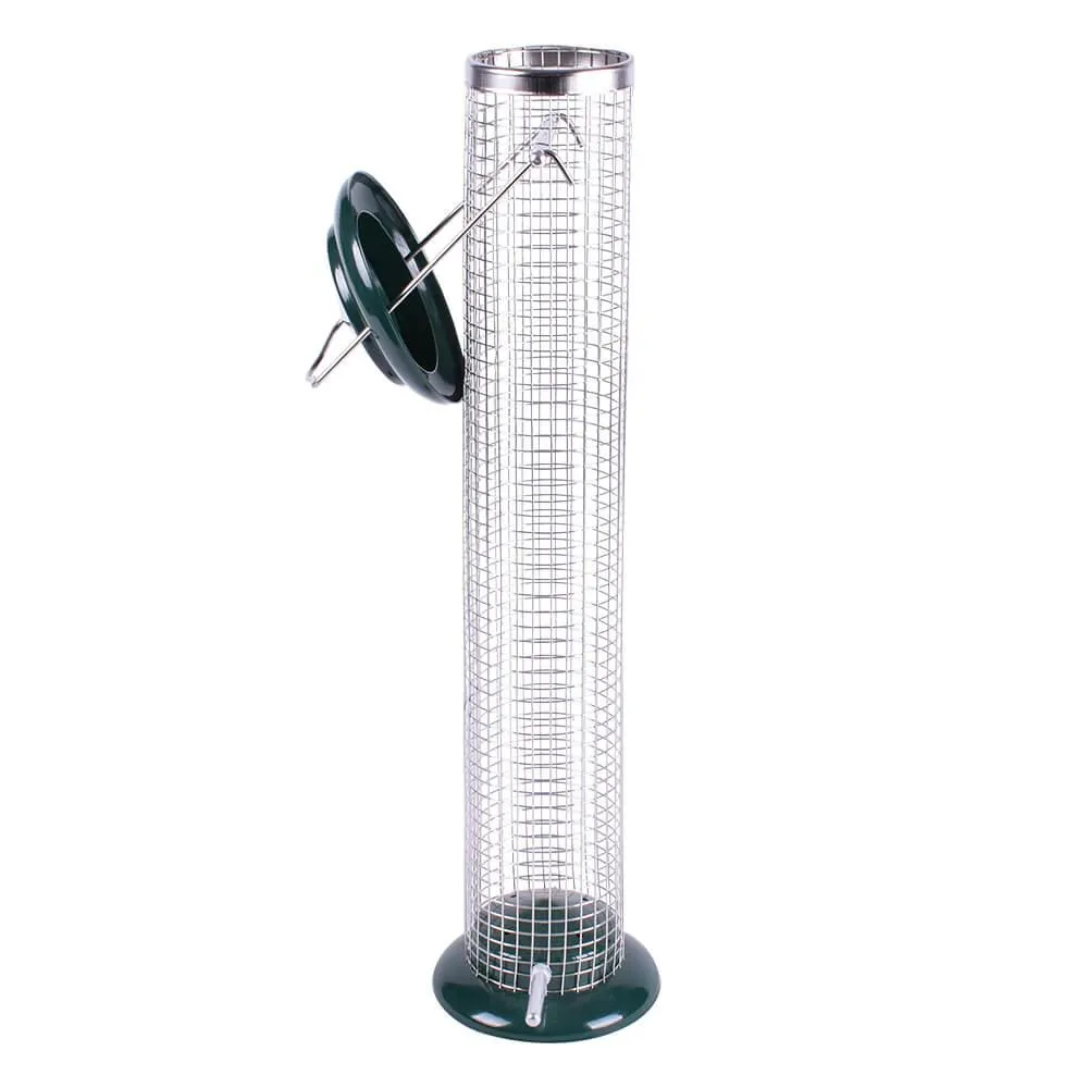 AllPetSolutions Wild Bird Seed & Nut Metal Feeders, 15"