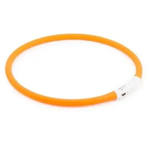 Ancol High Visibility Halo Safety Band Flashing Dog Collar Orange One Size