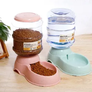 Automatic Pet Feeder & Water Dispenser Combo