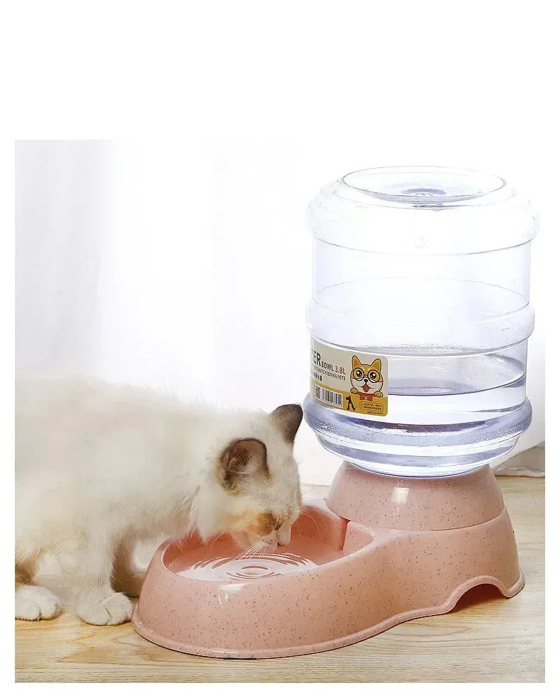 Automatic Pet Feeder & Water Dispenser Combo