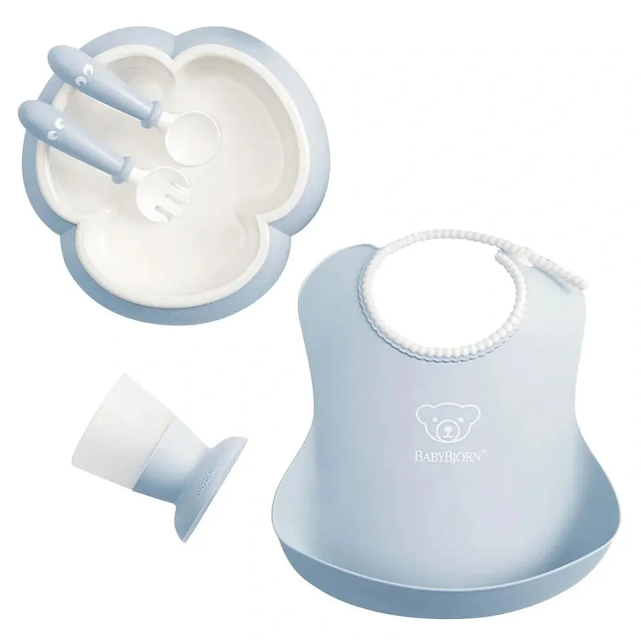 BabyBjorn  Baby Dinner Set (Powder Blue)