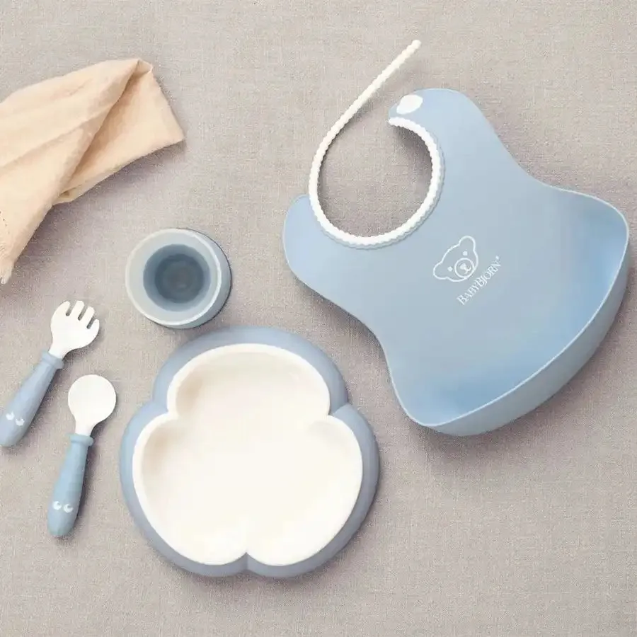 BabyBjorn  Baby Dinner Set (Powder Blue)