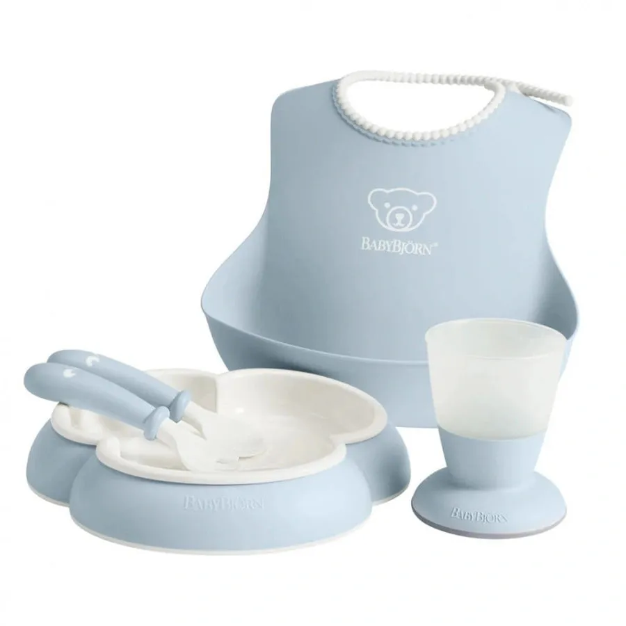 BabyBjorn  Baby Dinner Set (Powder Blue)