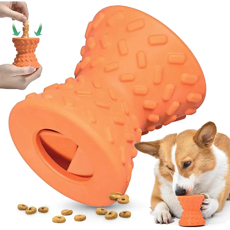 Benepaw Food Dispensing Dog Toys for For Aggressive Chewers Nontxic Natural Rubber Treat Leaking Pet Toys Puppy Bone Play Game