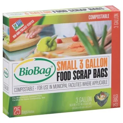 Biobag Food Waste BagsGallon 12/25 CT [UNFI #60881] T