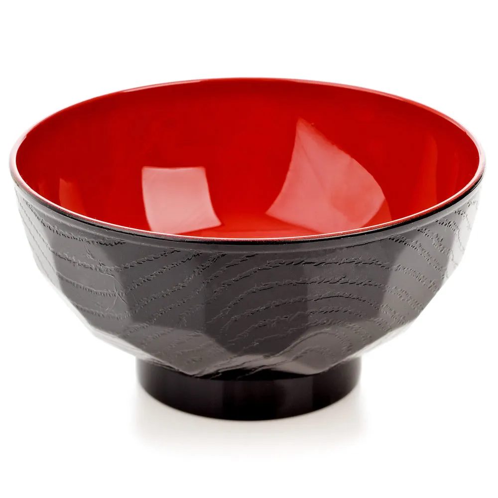 Black Lacquer Japanese Miso Soup Bowl