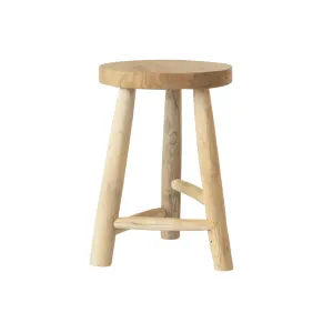 Bleached Teakwood Stool