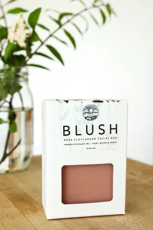 Blush Facial Bar - Rose Kaolin Clay & Argan Oil