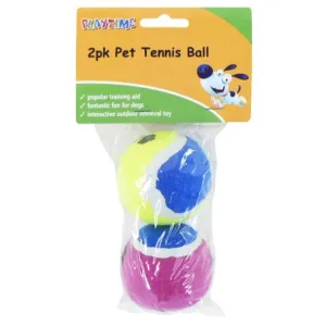 Cheeko | Dog Toys | Tennis Balls - 2 Pack - 6cm