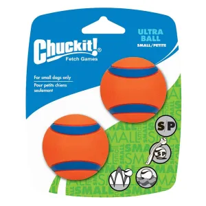 CHUCKIT - Ultra Ball Dog Toy Small - 2 Balls