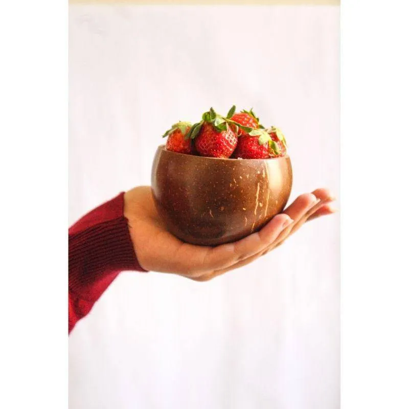 Coconut Bowl - Set of 4,  Handcrafted, 300 ml