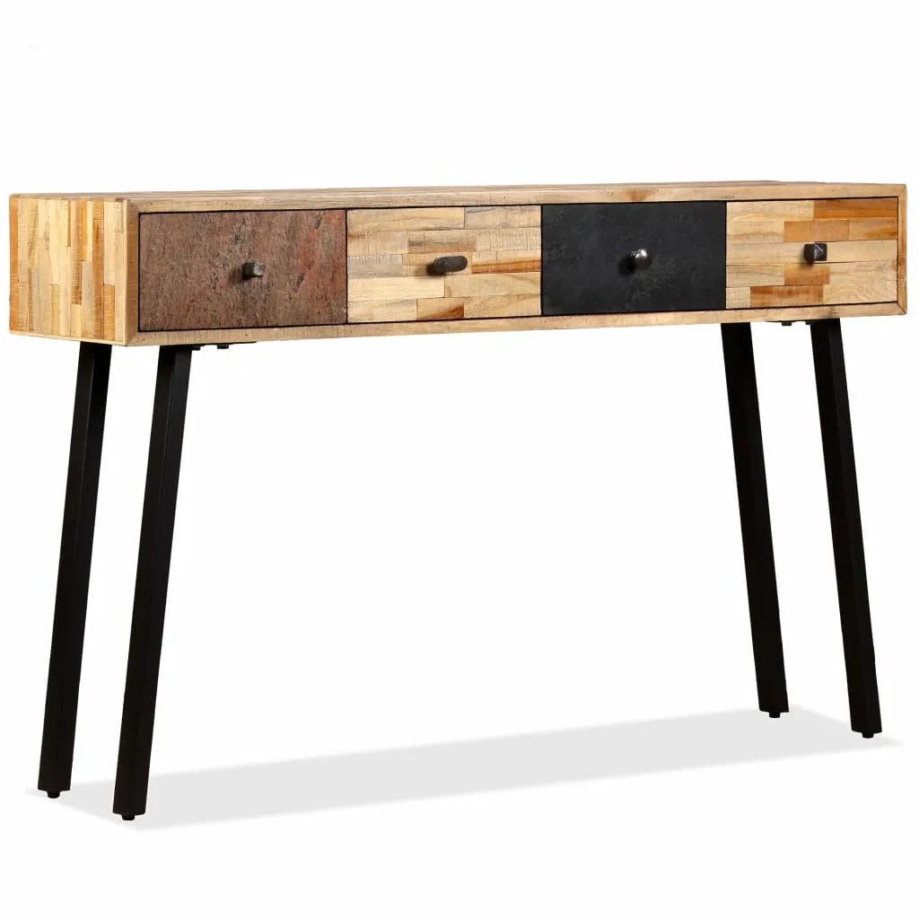 Console Table 120x30x76 cm Solid Reclaimed Teak