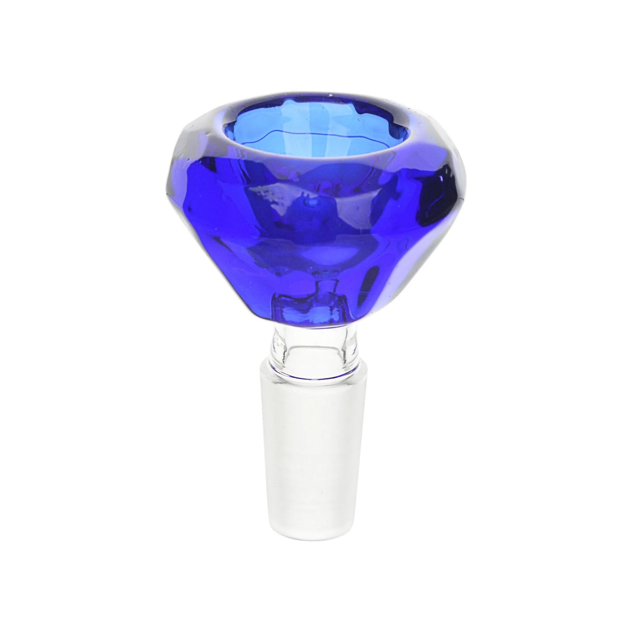 Diamond Shaped Glass Male Bowl