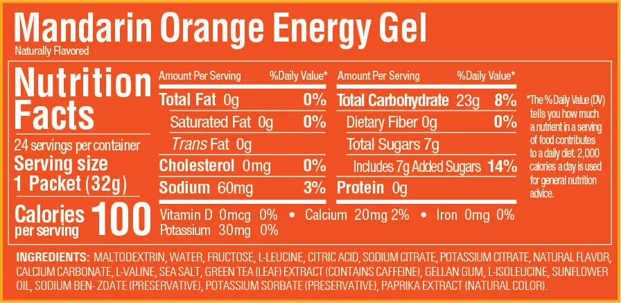 Energy Gel - Mandarin Orange