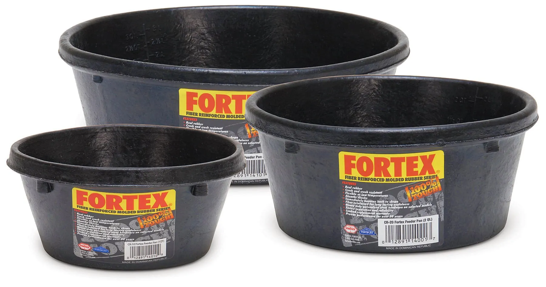 Fortex Rubber Pet Bowls