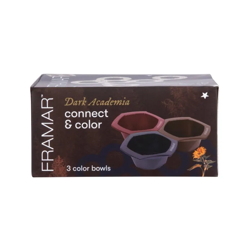 Framar Dark Academia - 3pc Connect & Colour Bowls