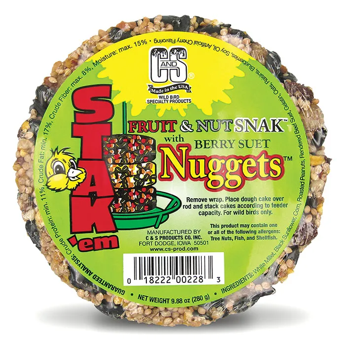 Fruit & Nut Snak™ with Berry Nuggets™ Stak'em, Set of 4