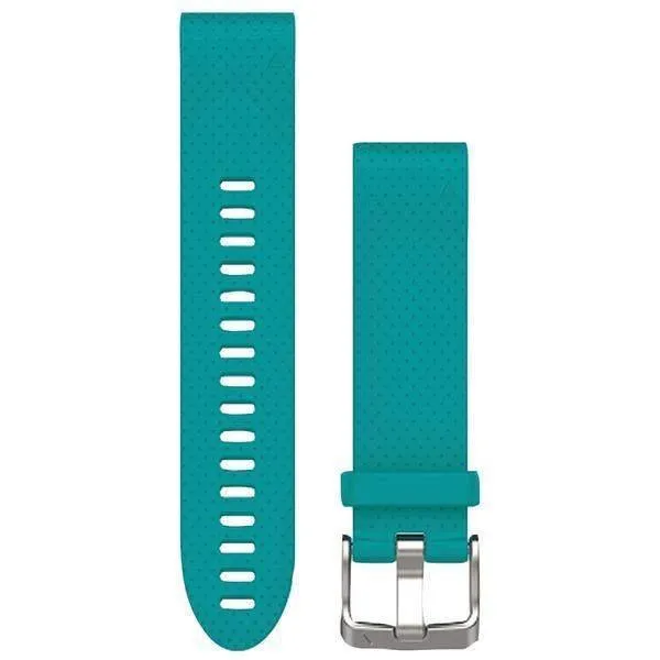 Garmin 010-12491-11 fenix 5S 20mm QuickFit Silicone Watch Band (Tourquoise)