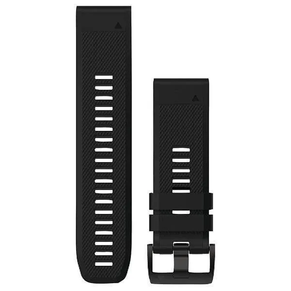 Garmin 010-12517-00 fenix 5S 26mm QuickFit Silicone Watch Band (Black)