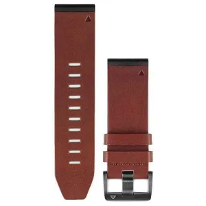 Garmin 010-12517-04 fenix 5S QuickFit Leather Watch Band (26mm Brown)