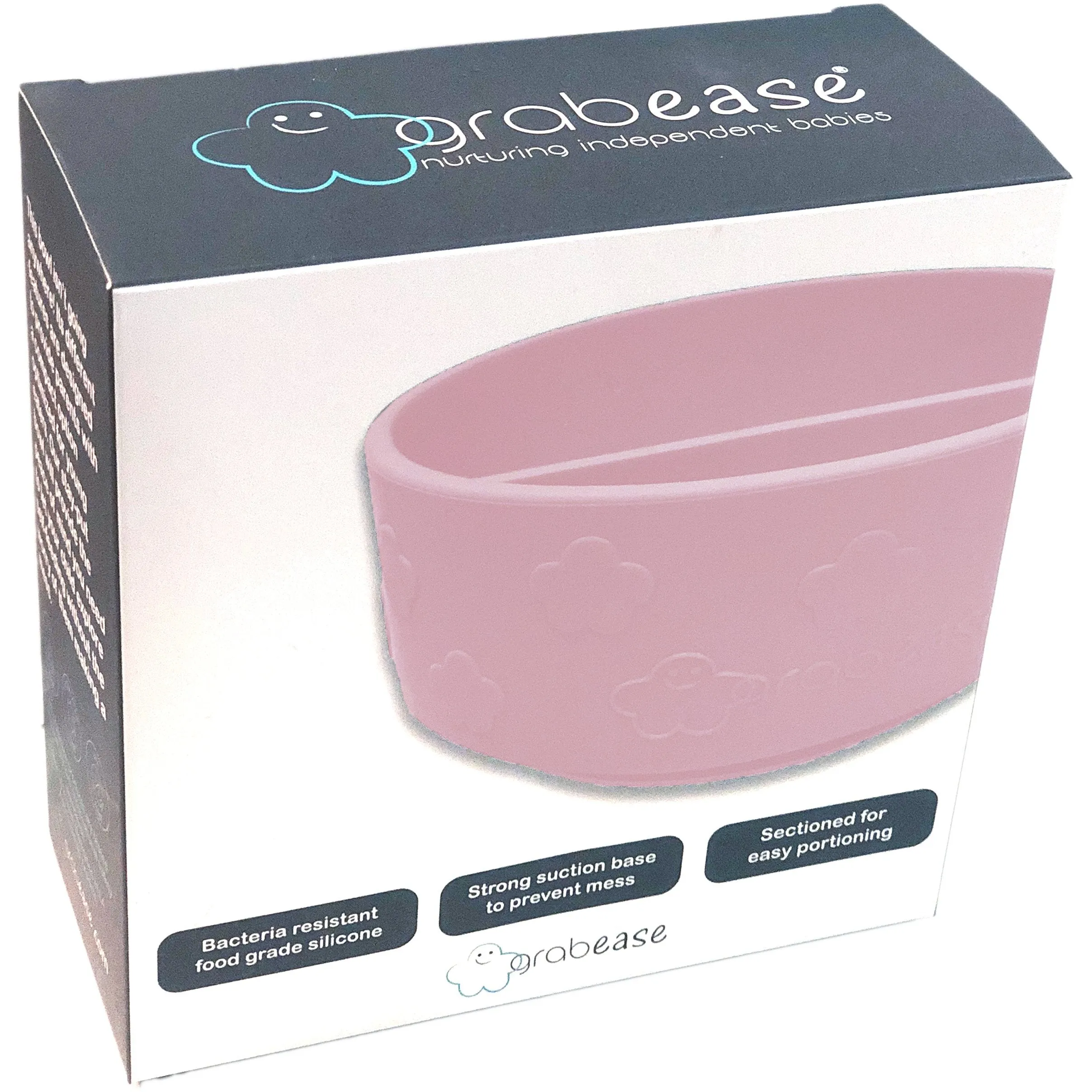 Grabease Silicone Suction Bowl - Pink