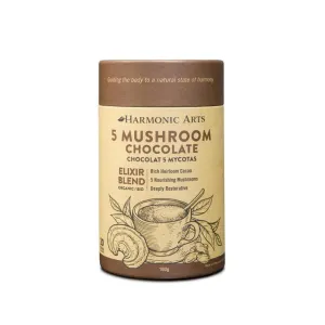 Harmonic Arts 5 Mushroom Chocolate Elixir Blend (160g)