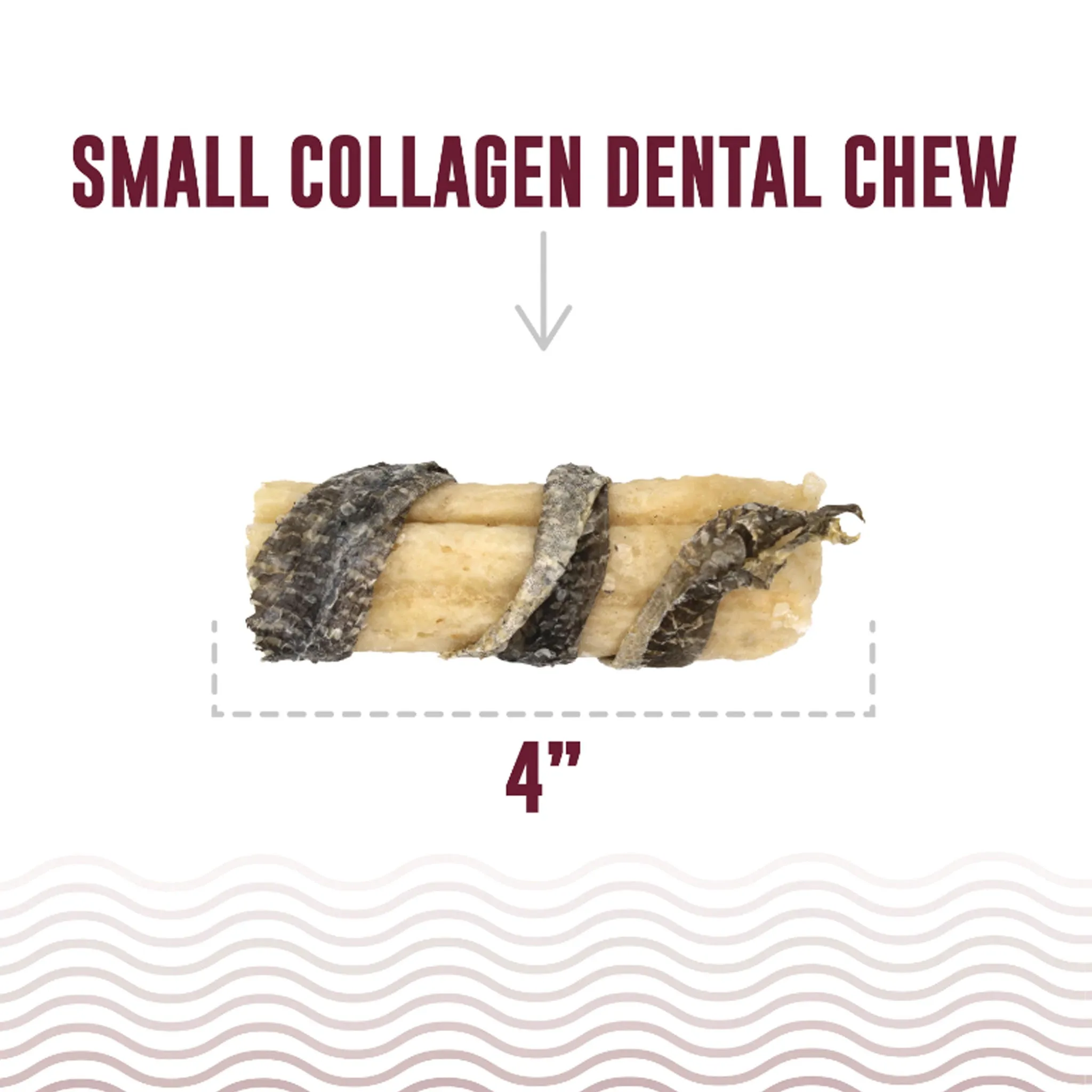 Icelandic  Collagen Dental Chew Dog Beef & Cod Skin 4"