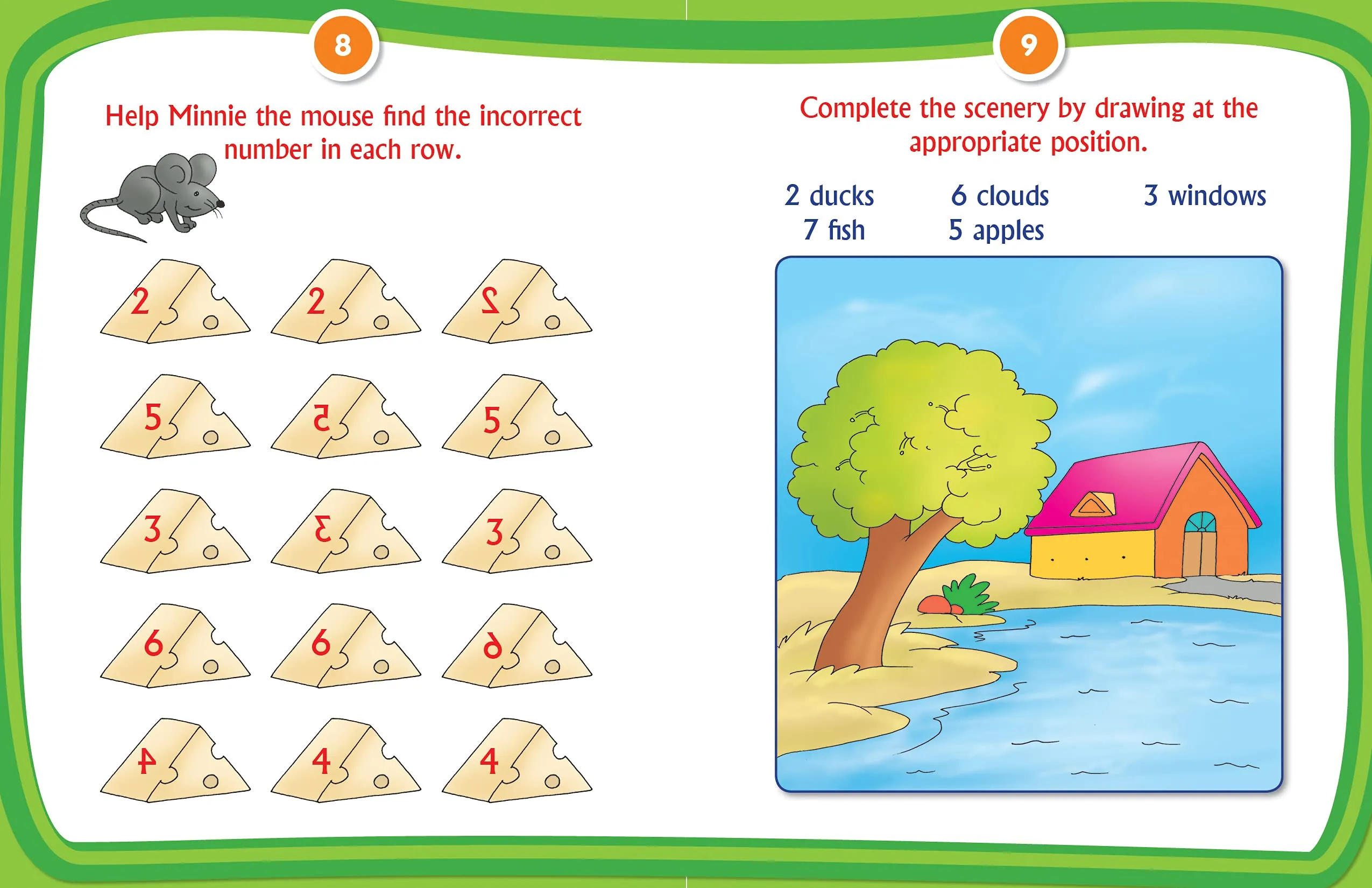 Kid's Activity Age 4  - Pack of 5 (English, Maths, Environment, Good Habits, Logical Reasoning)