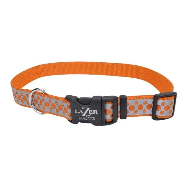 Lazer Brite Reflective Open-Design Adjustable Collar