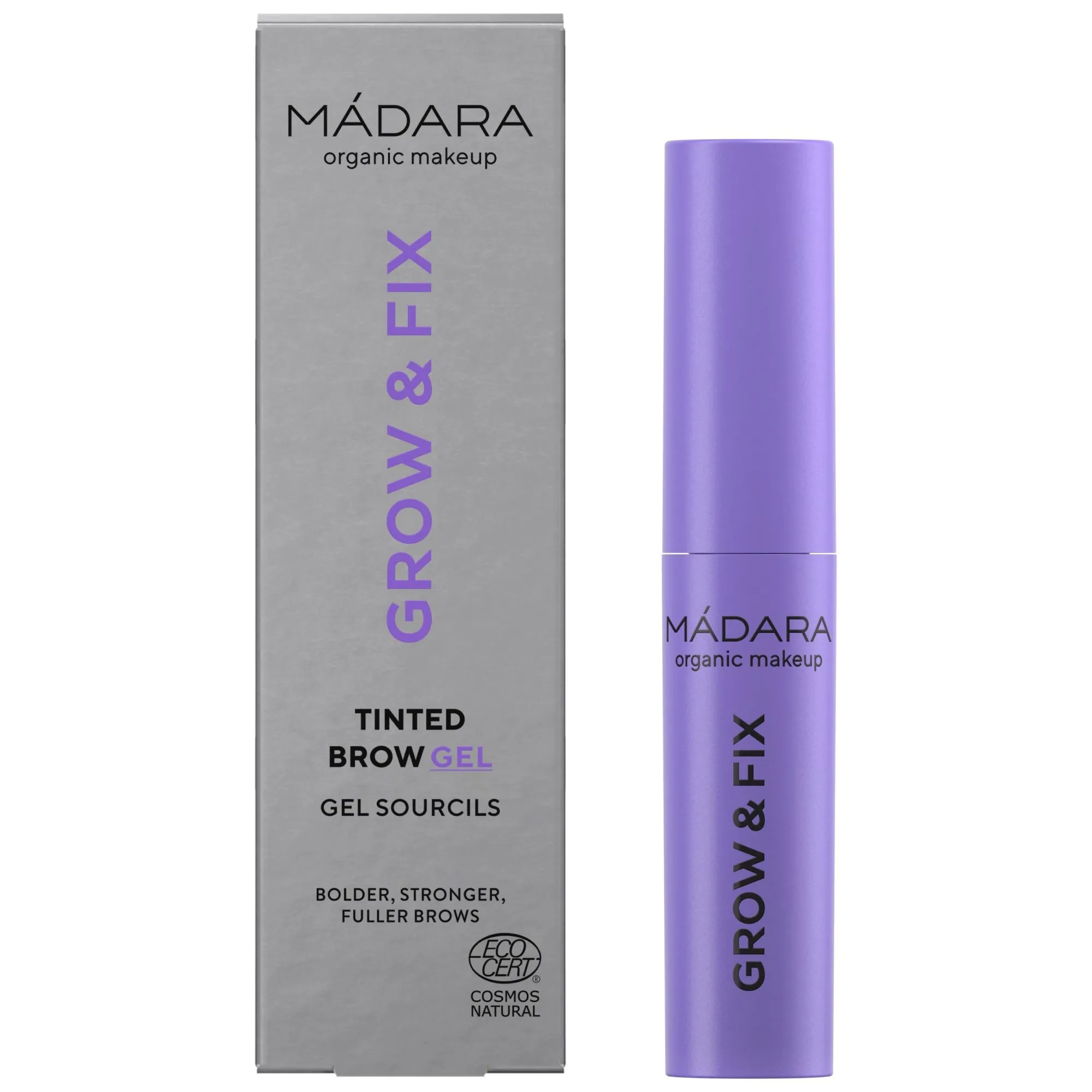 MADARA GROW & FIX Tinted Brow Gel, #3 FROSTY TAUPE 4ml