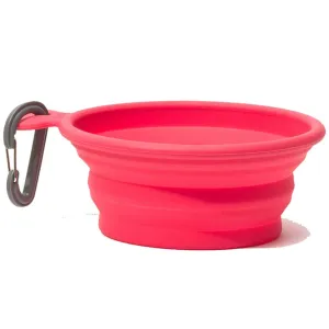 Messy Mutts Silicone Collapsible Bowl - Watermelon