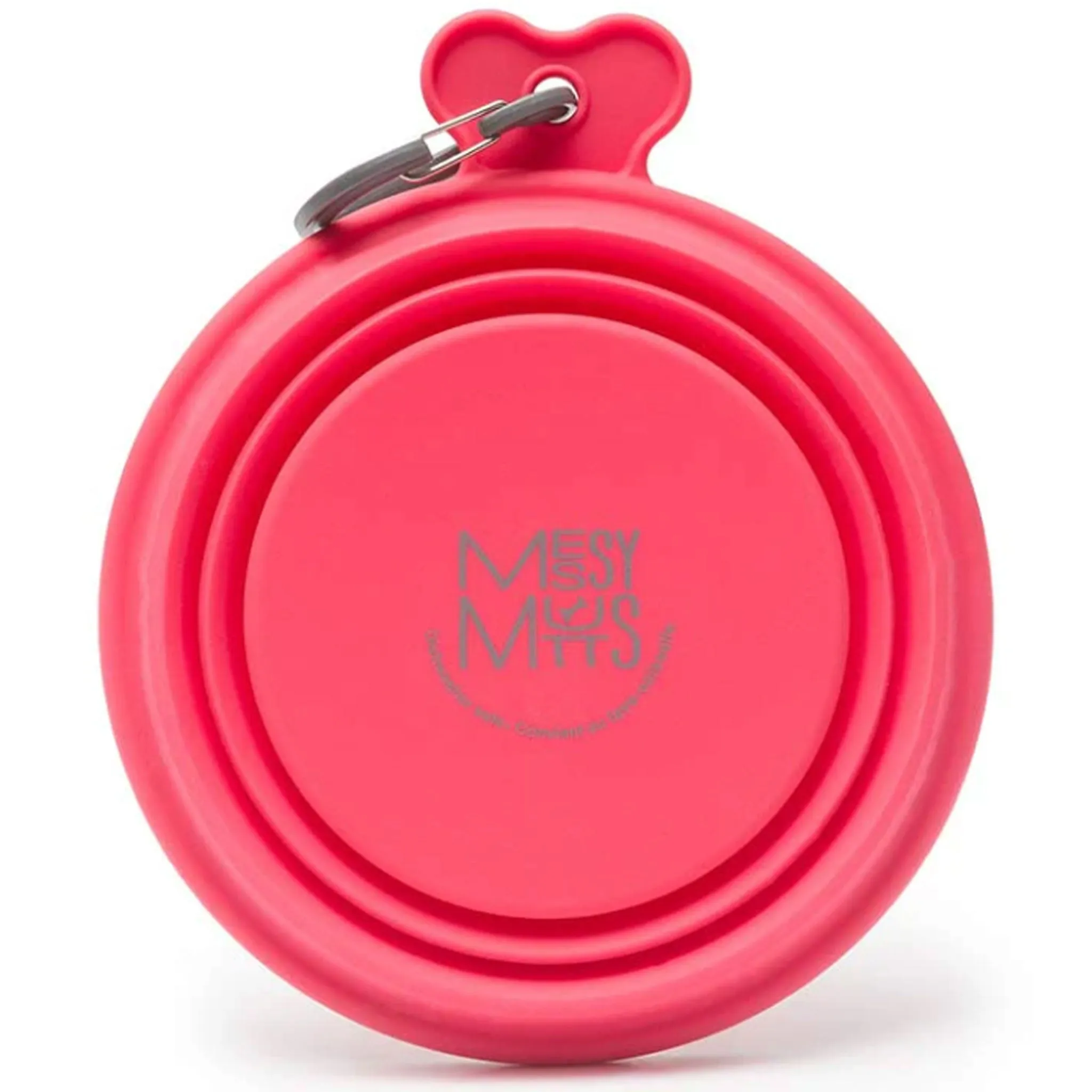 Messy Mutts Silicone Collapsible Bowl - Watermelon