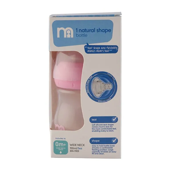 Mothercare Wide Neck Feeding bottle - 150ml, 0 m