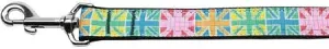 Multi-Color UK Flag Nylon Dog Leash 4 Foot