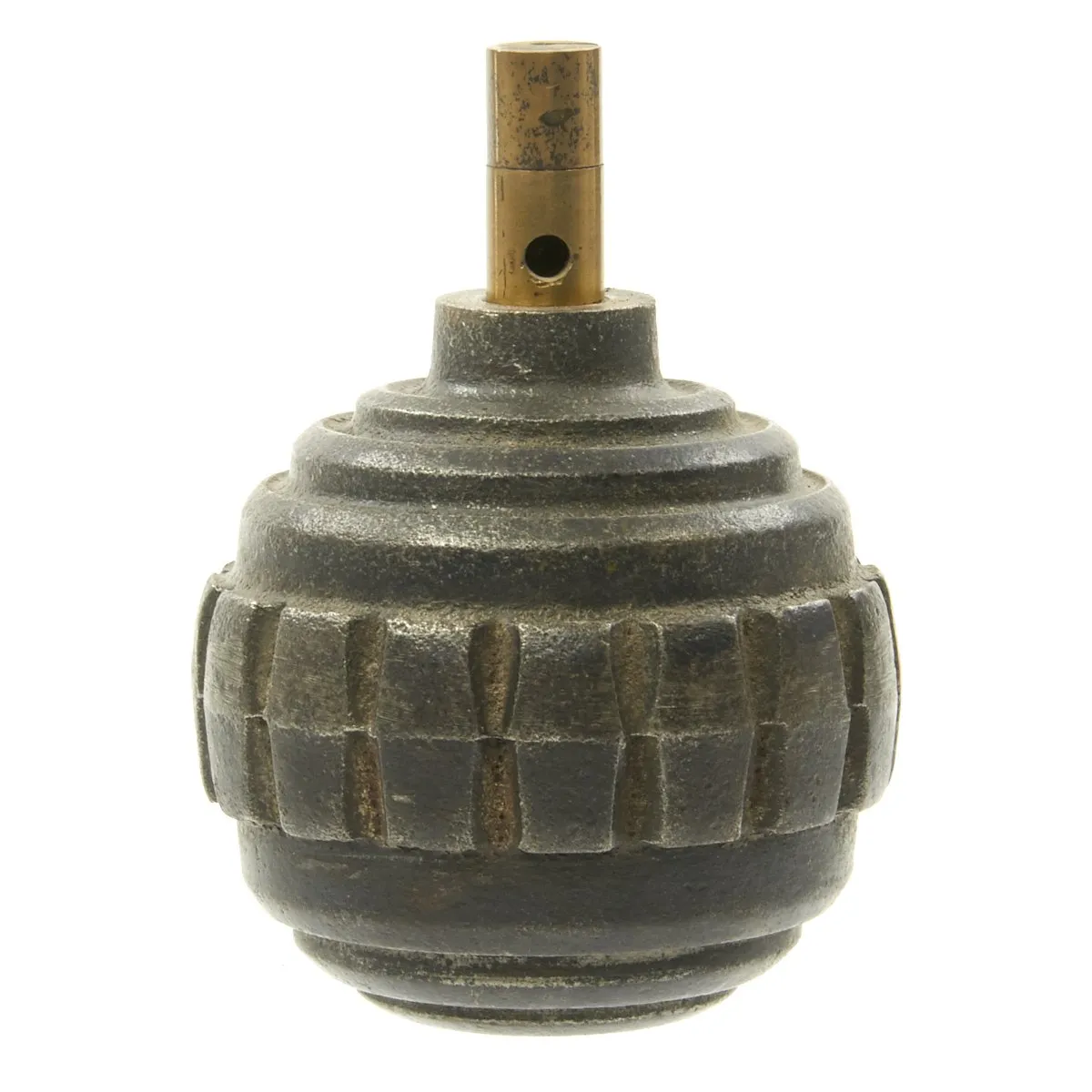 Original German WWI Inert Model 1915 n/A Ball Hand Fragmentation Grenade - Kugelhandgranate