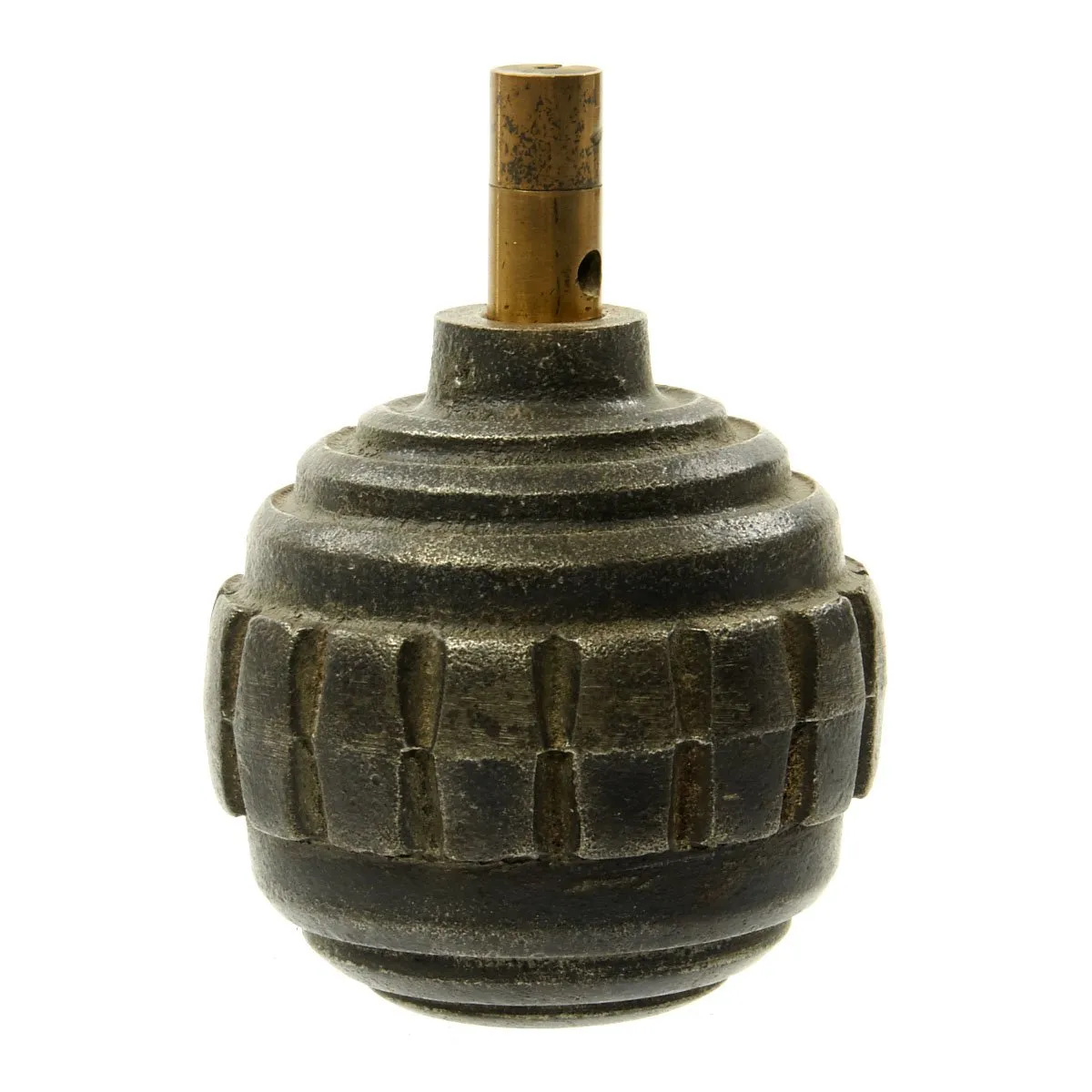 Original German WWI Inert Model 1915 n/A Ball Hand Fragmentation Grenade - Kugelhandgranate