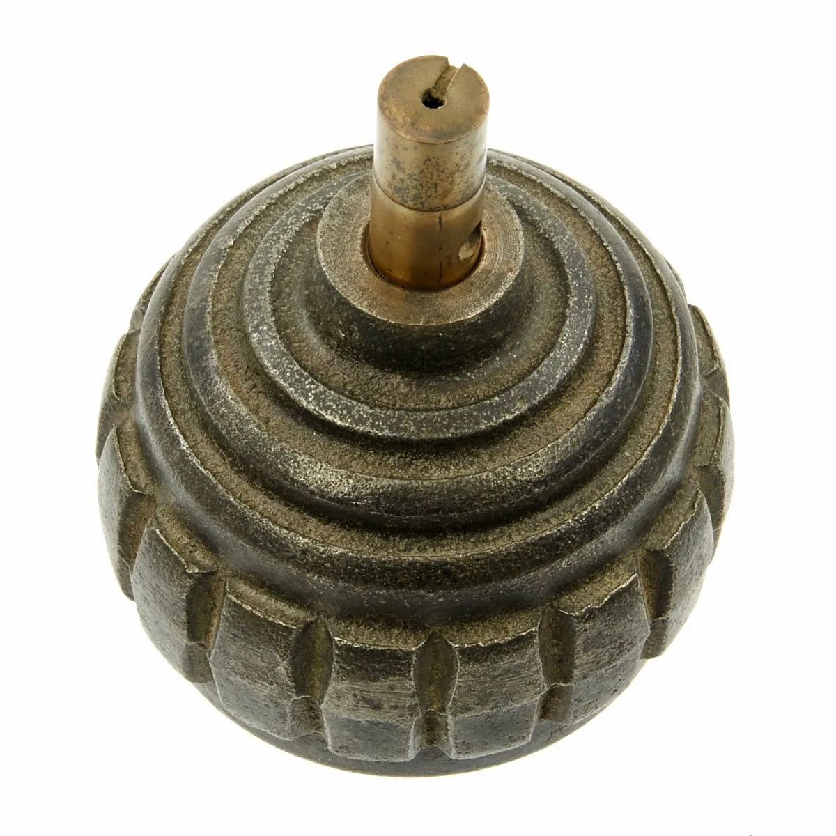 Original German WWI Inert Model 1915 n/A Ball Hand Fragmentation Grenade - Kugelhandgranate