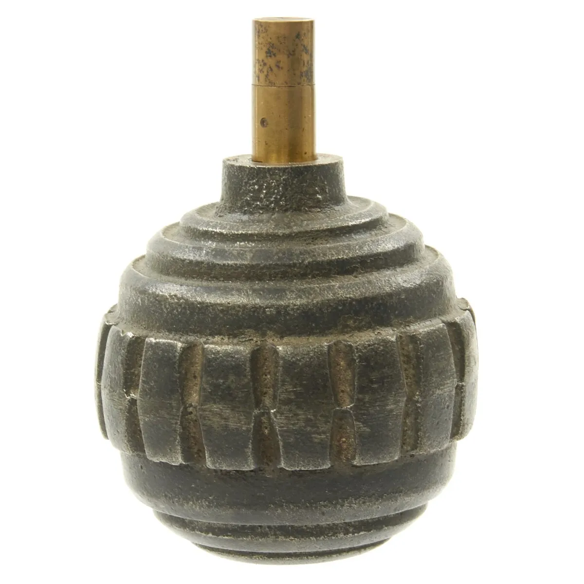 Original German WWI Inert Model 1915 n/A Ball Hand Fragmentation Grenade - Kugelhandgranate