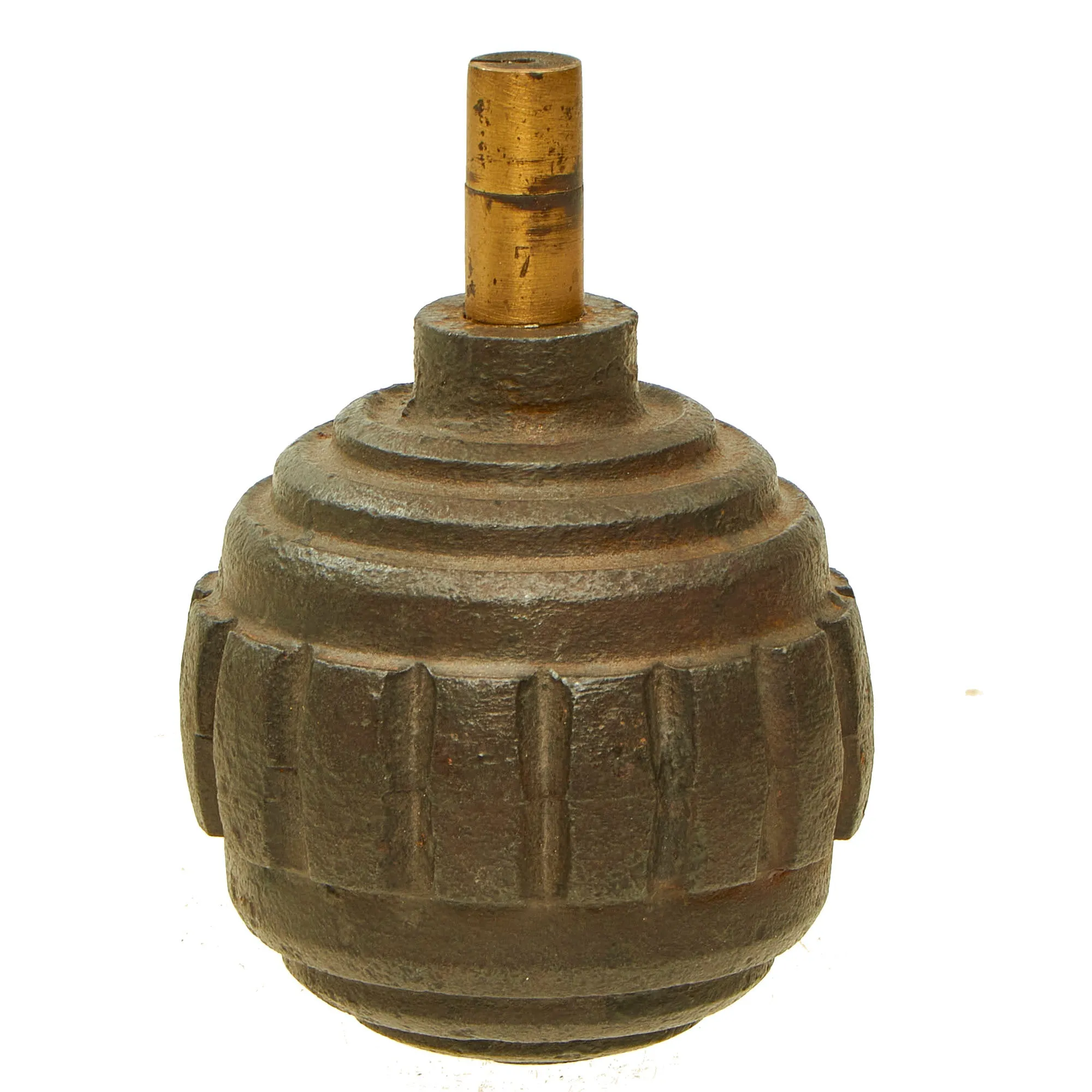 Original Imperial German WWI Model 1915 n/A Ball Hand Fragmentation Inert Grenade - Kugelhandgranate