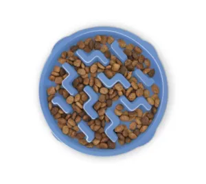 Outward Bound Outward Hound Plastic Fun Feeder Slo-Bowl Swirl