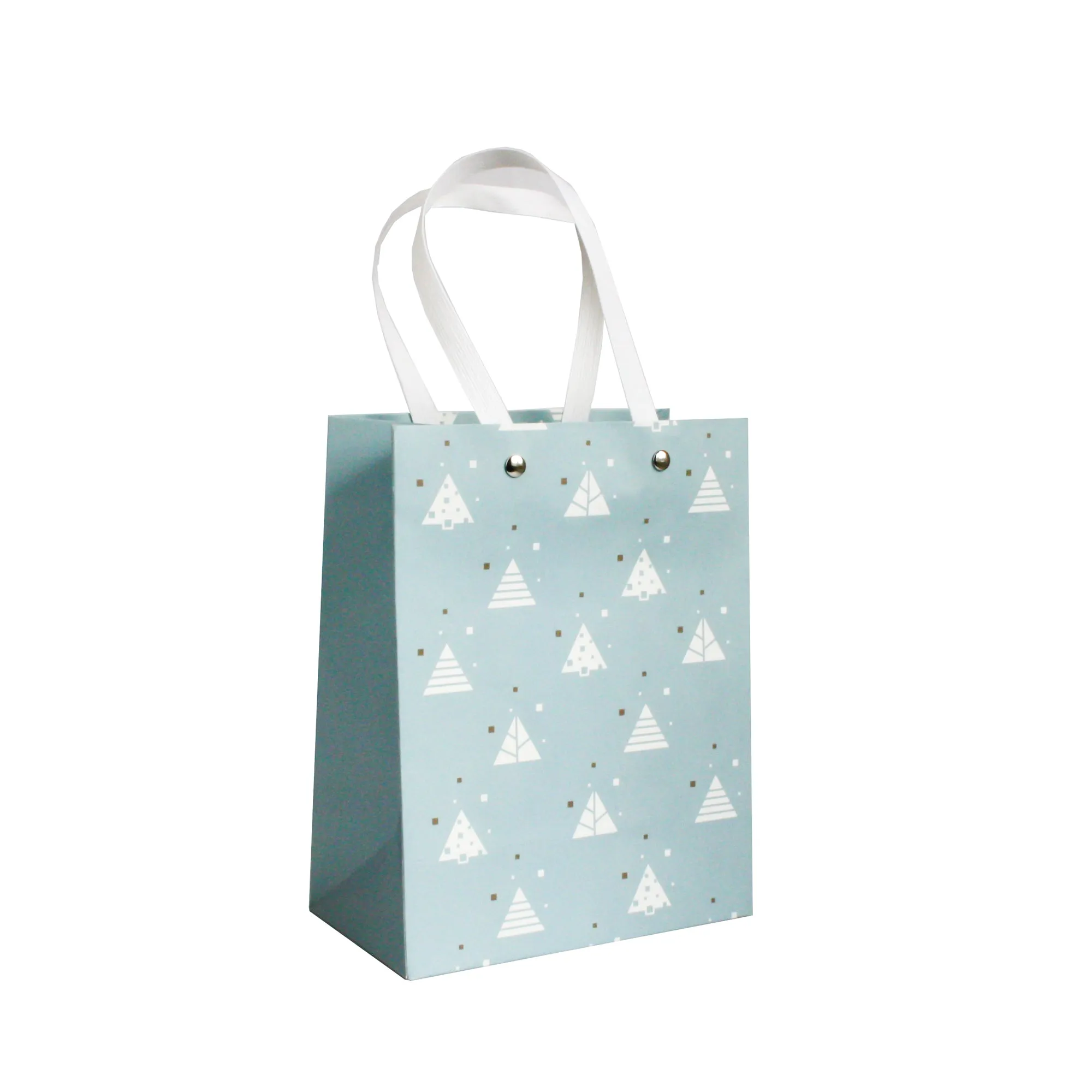 Pastel Triangle Pattern Gift Bags - Set Of 4, Sizes Available.