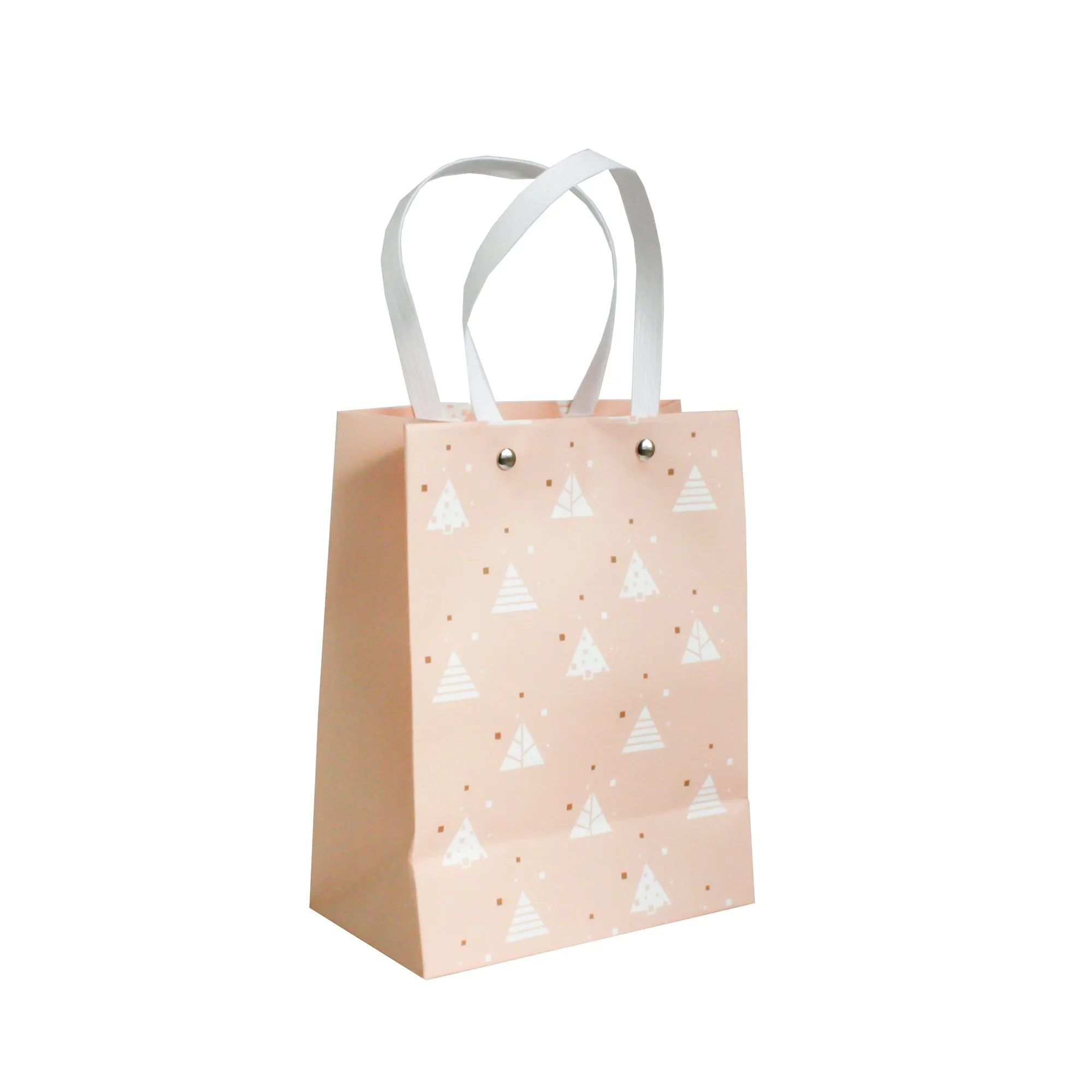 Pastel Triangle Pattern Gift Bags - Set Of 4, Sizes Available.