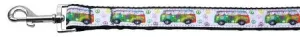 Peace Bus Ribbon Dog Collars 1 wide 4ft Leash